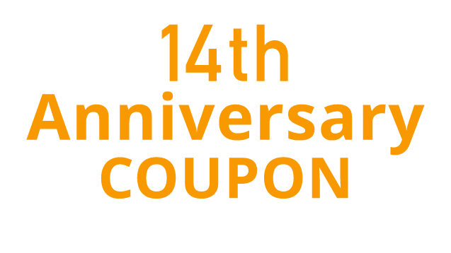 14th Anniversary COUPON