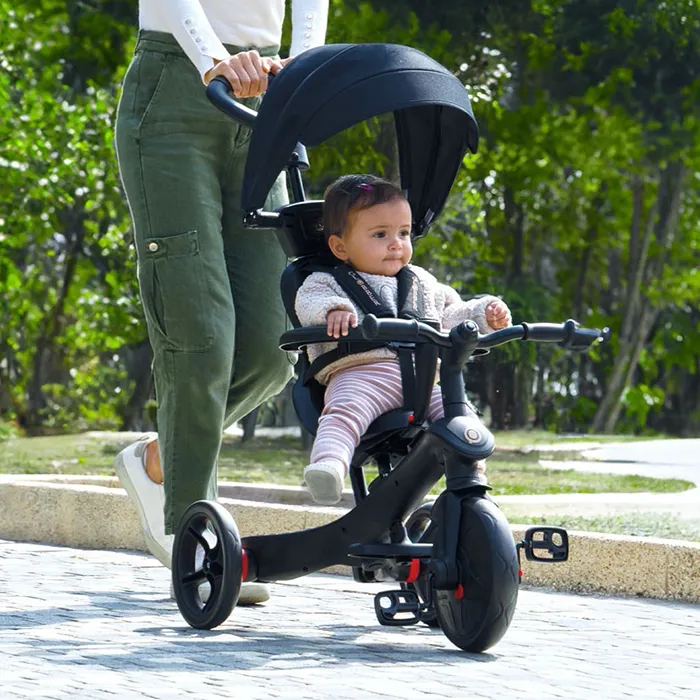 エクスプローラートライク4in1ベビーカーJP PKG/ブラック