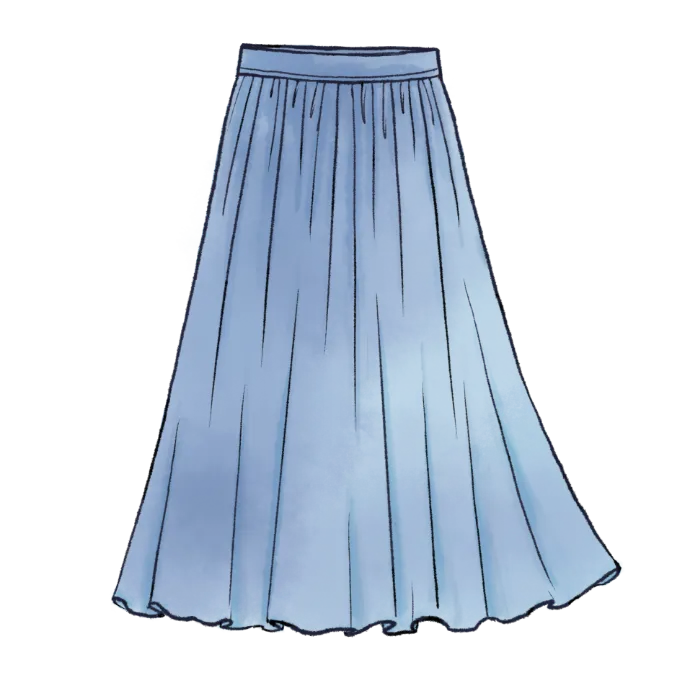 ギャザースカートは得意？