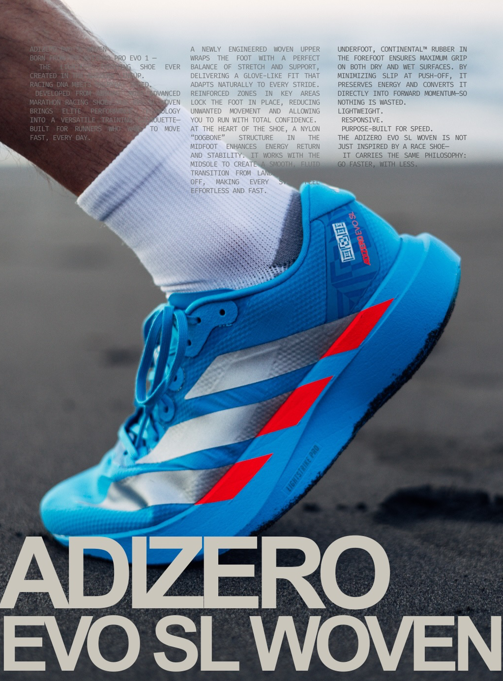 Adizero EVO SL WOVEN | ムラサキスポーツ anotherstyle | ショップ